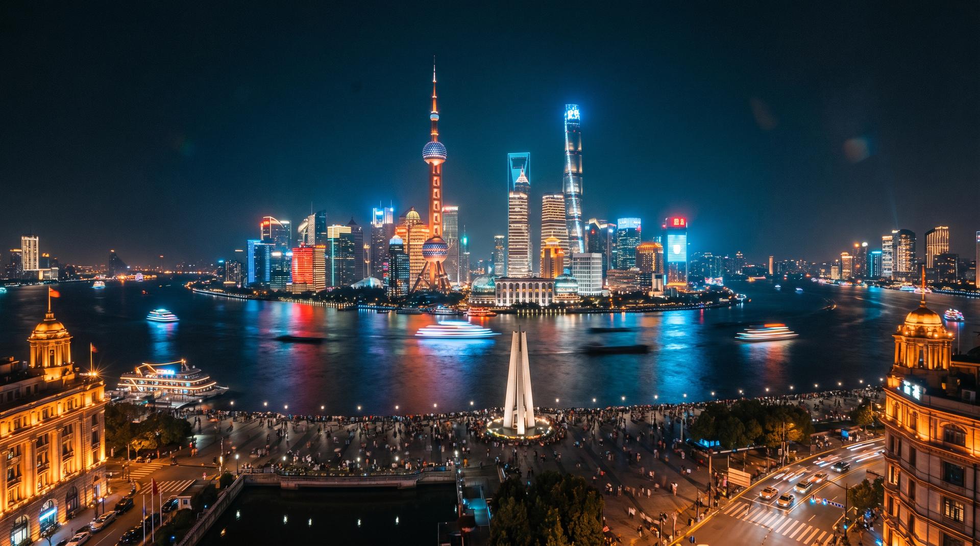 溏心城市夜景视频